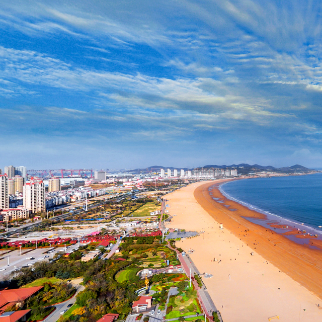 Playa de arena dorada - Qing Dao Shi | Secret World Trip Planner