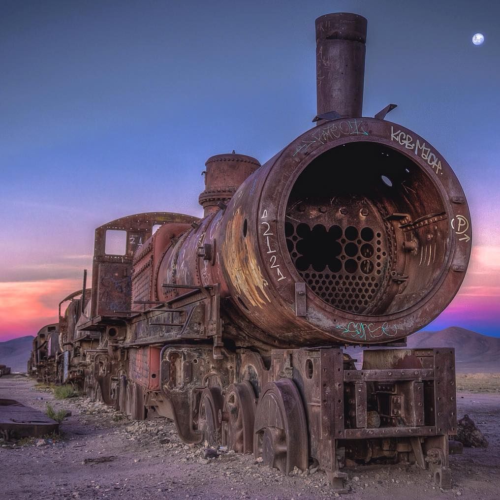 Bolivia | The Old Train Cemetery - Uyuni | Secret World Trip Planner