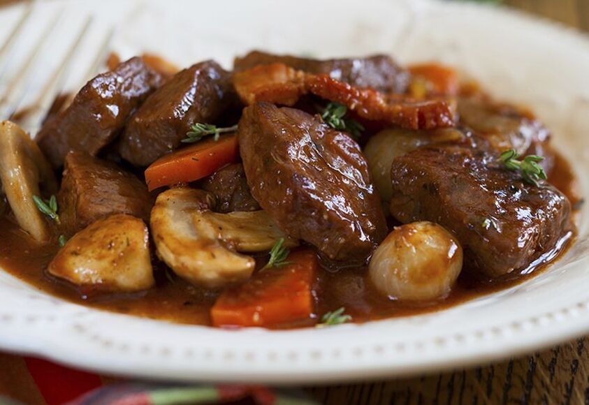 Boeuf Bourguignon, o carne de Borgoña — Borgogna