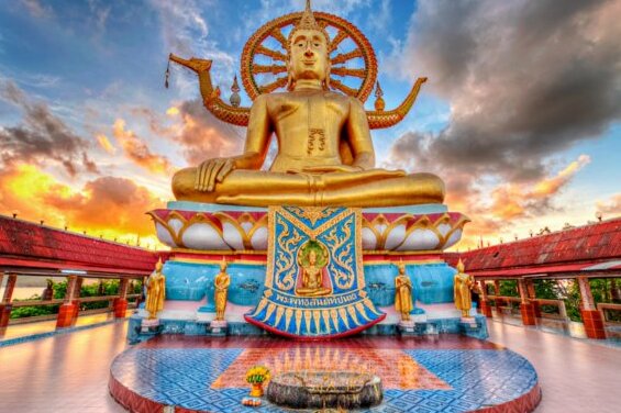 El Gran Buda, un templo en Kho Samui — Ko Samui District