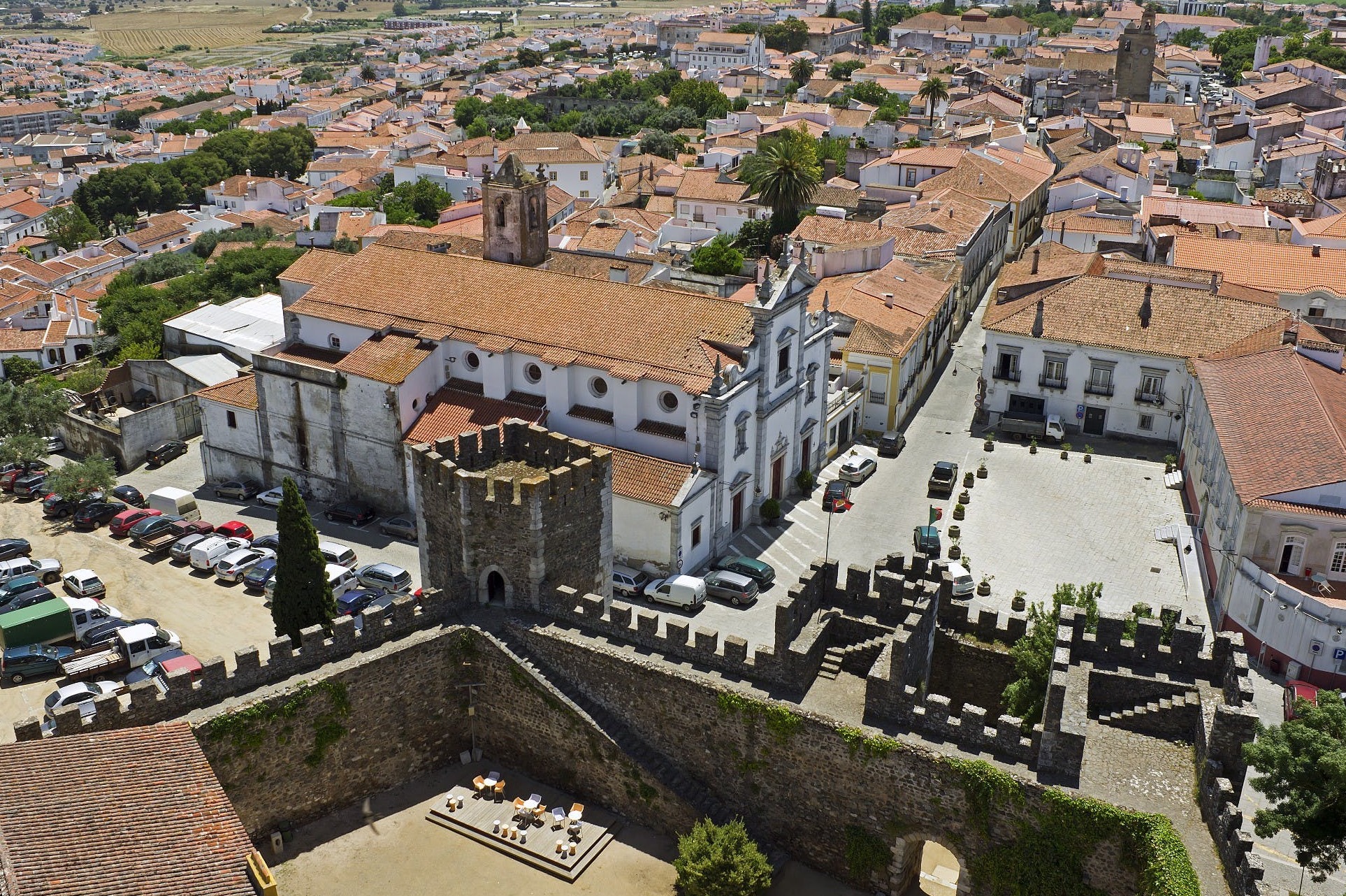 Beja e la Torre de Menagem del Castello — Beja