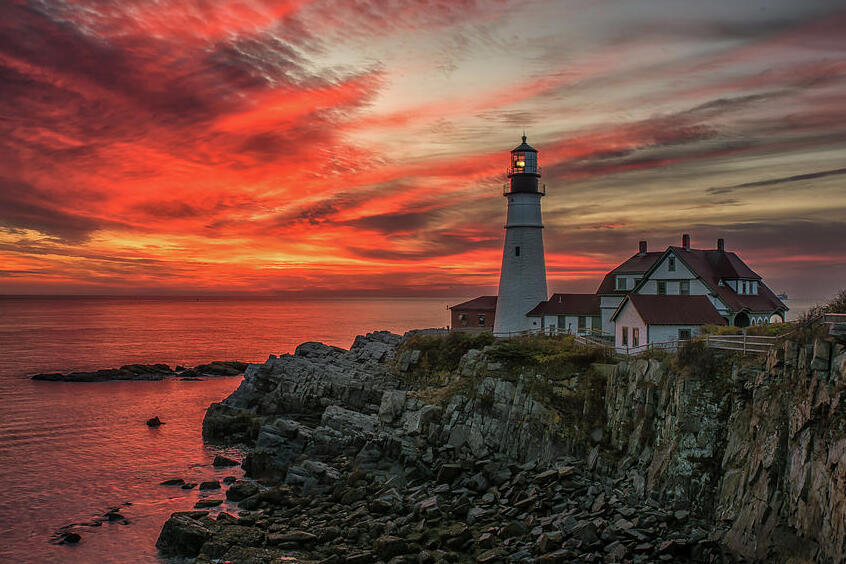 Luce di testa di Portland — Cape Elizabeth