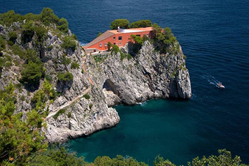 کیپری / سمندر کے نقطہ نظر ولا Malaparte: ایک خواب! - Capri | Secret World Trip Planner