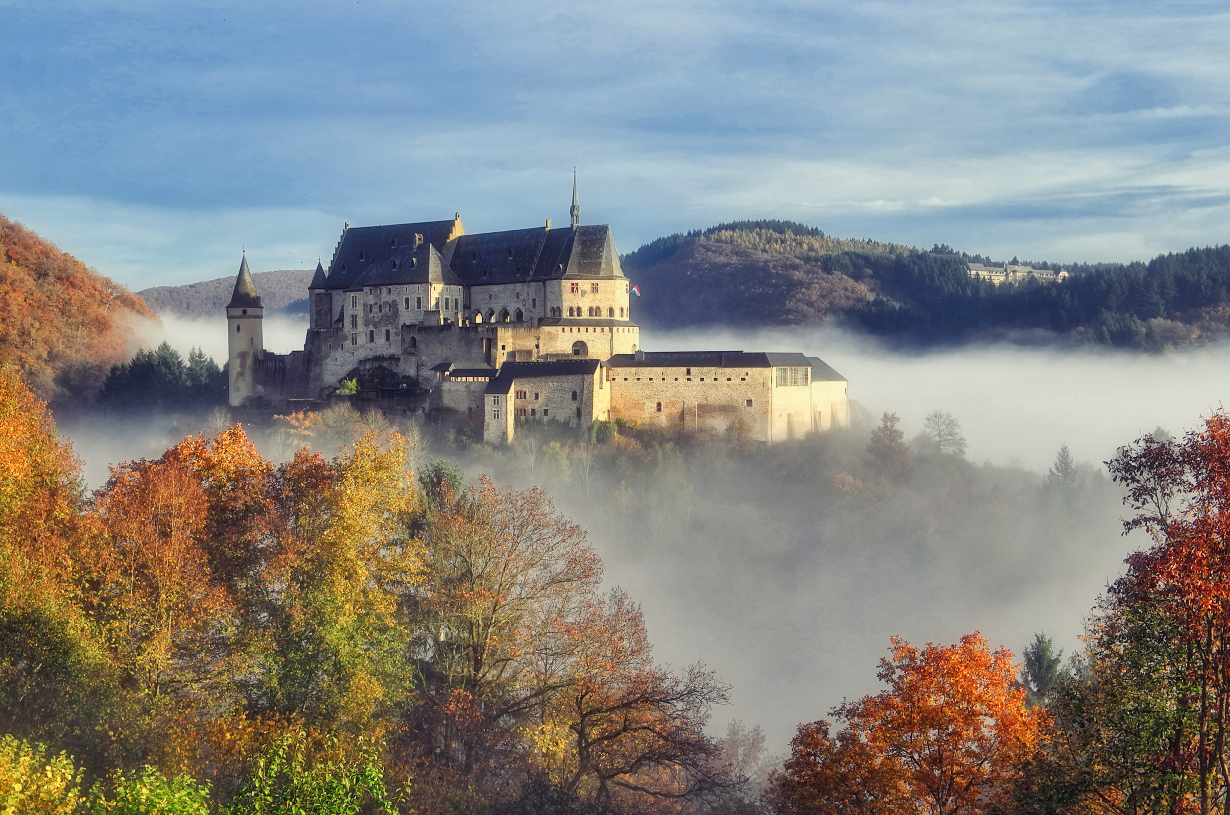 Luxembourg | The beautiful Vianden Castle - Vianden | Secret World Trip Planner