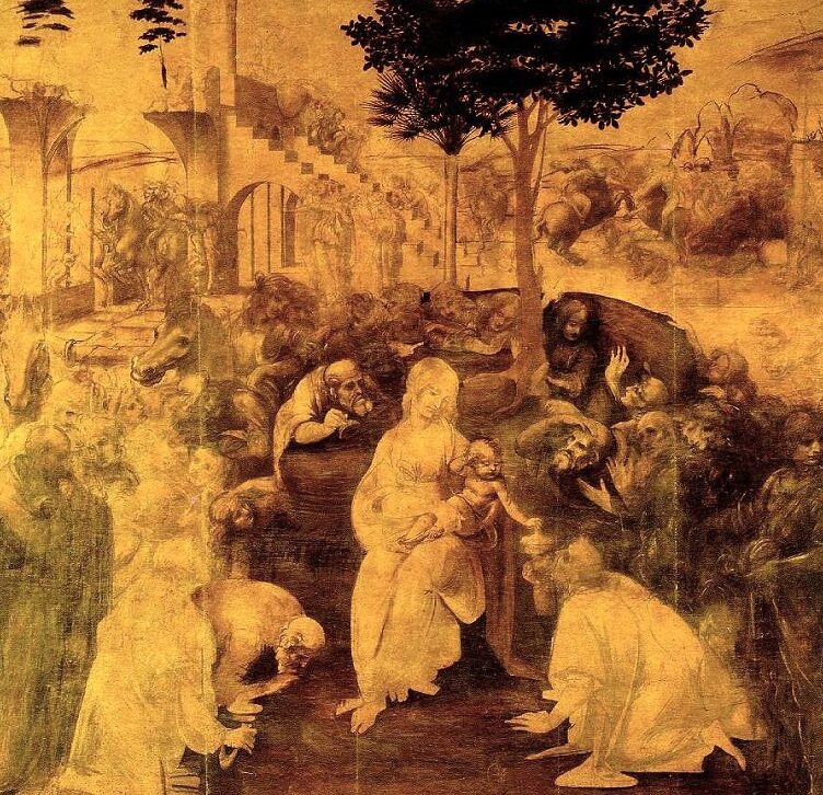 Adorazioa Magoen Leonardo da Vinci. Leonardo - Firenze | Secret World Trip Planner
