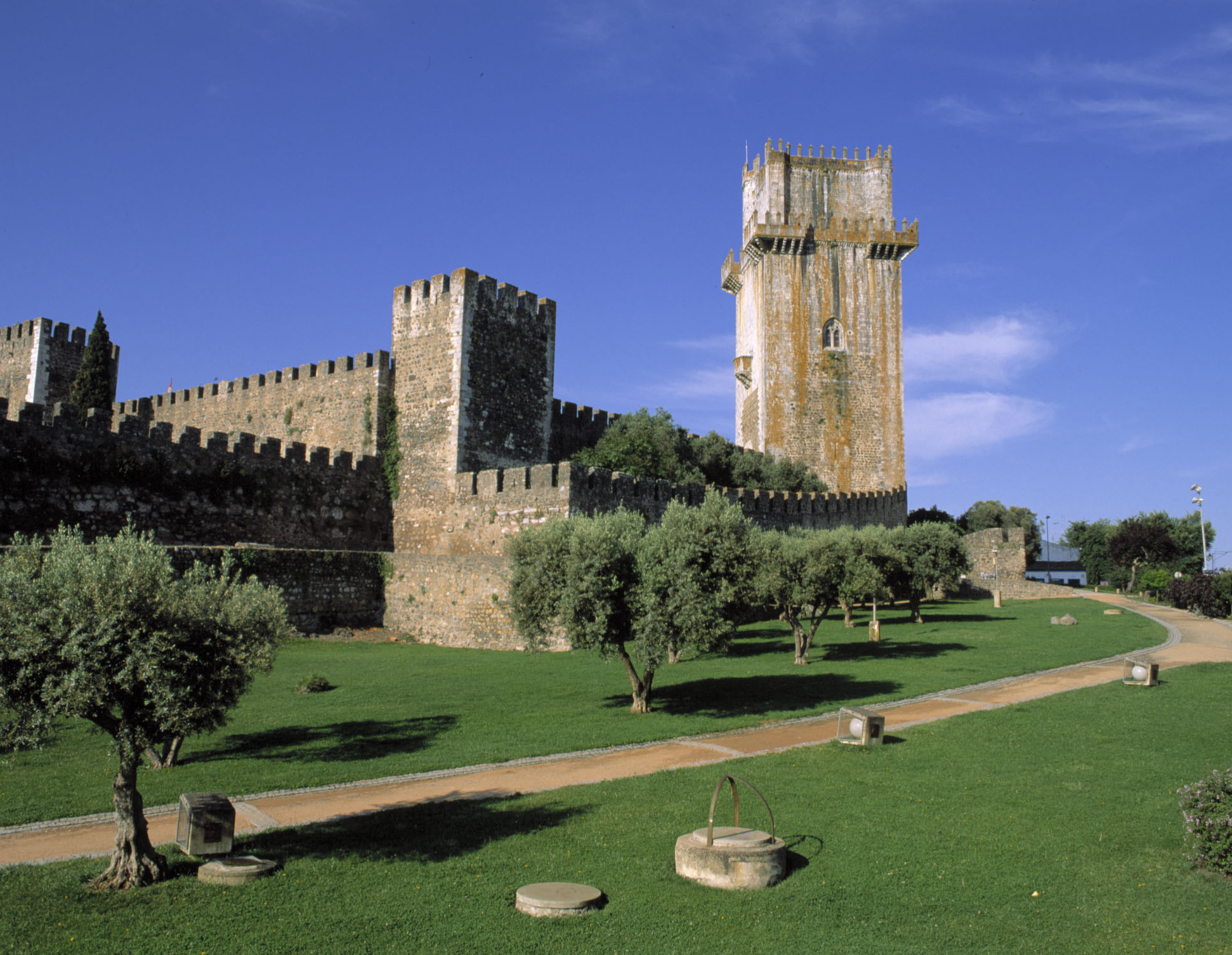 Vecchia torre difensiva del castello di Beja, Portogallo — Beja
