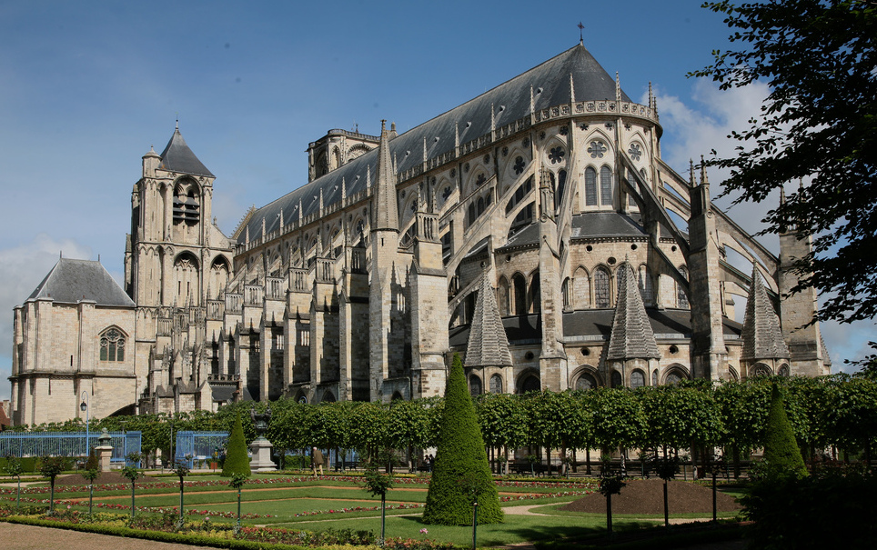 Built in the French Gothic style, the Bourges Cathedral — Bourges