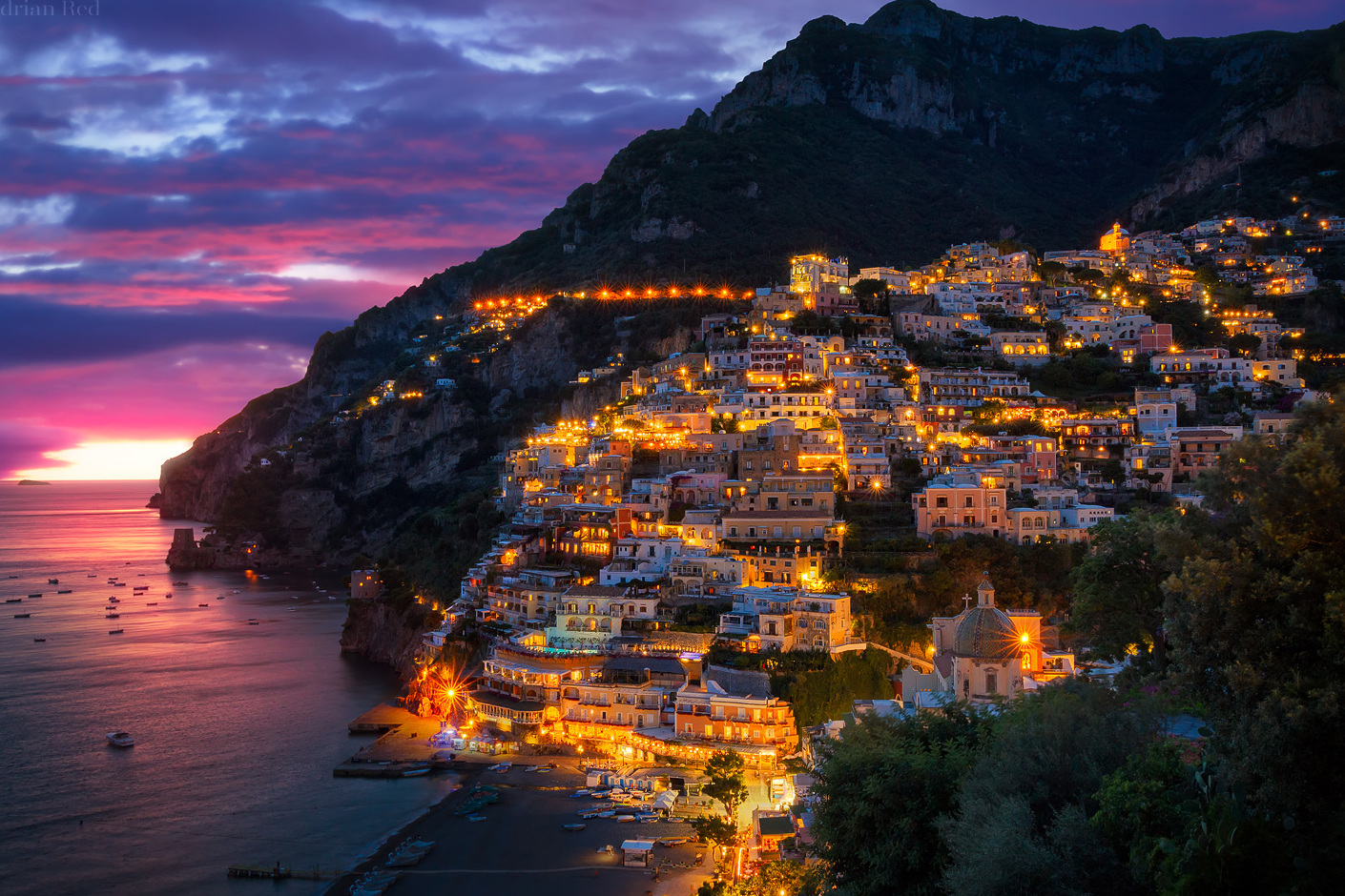 Pozitano në muzg..... - Positano | Secret World Trip Planner