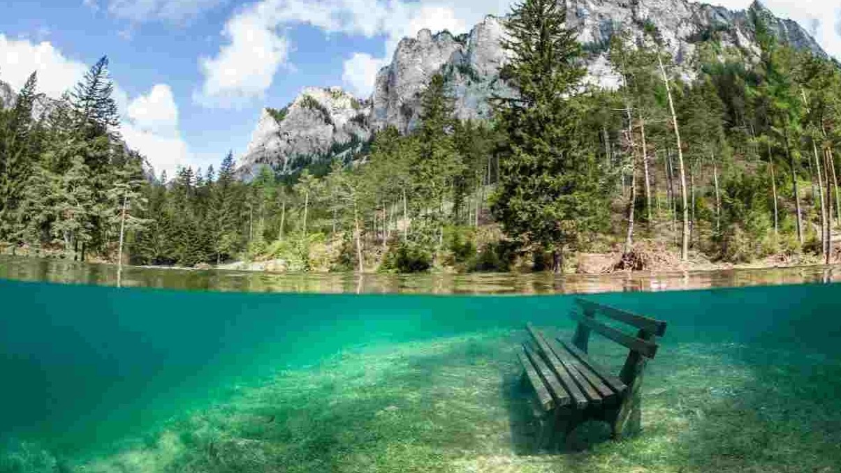 Austria |Lago Verde y el bosque submarino encantado — Green Lake