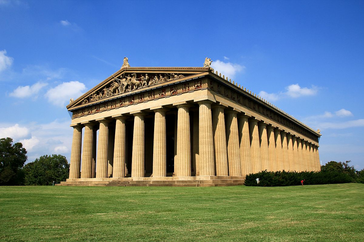 The Parthenon stands  in the Centennial Park, Nashville - Nashville | Secret World Trip Planner