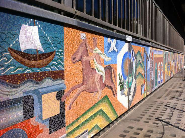 O Mosaico do Edifício dos Correios - Alessandria | Secret World Trip Planner