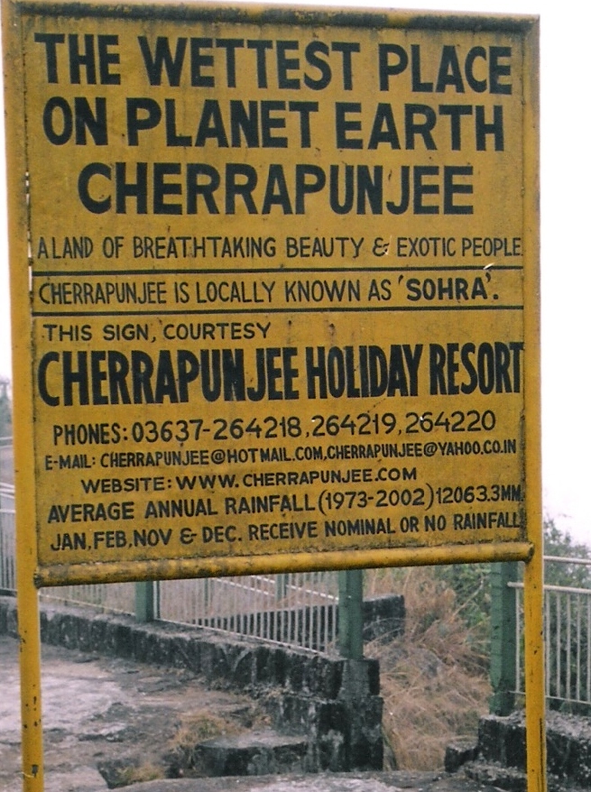Meghalaya | Cherrapunji,the “wettest” place on earth - Cherrapunjee | Secret World Trip Planner