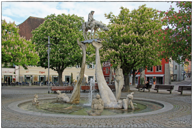 Chemchemi ya Der Bodenseereiter - Überlingen | Secret World Trip Planner