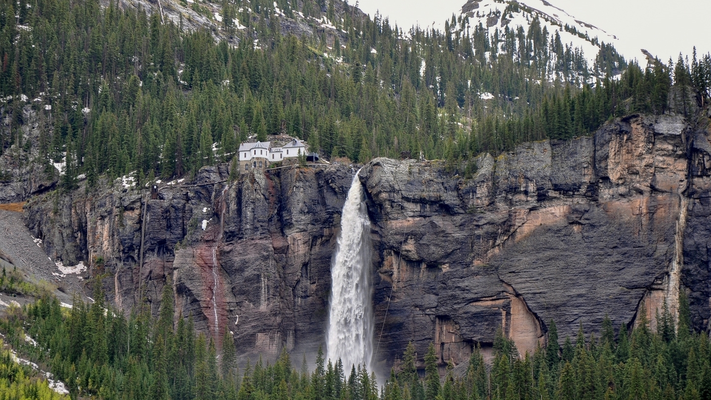 Le spettacolari Cascate del velo da sposa in Colorado — Bridal Veil Falls