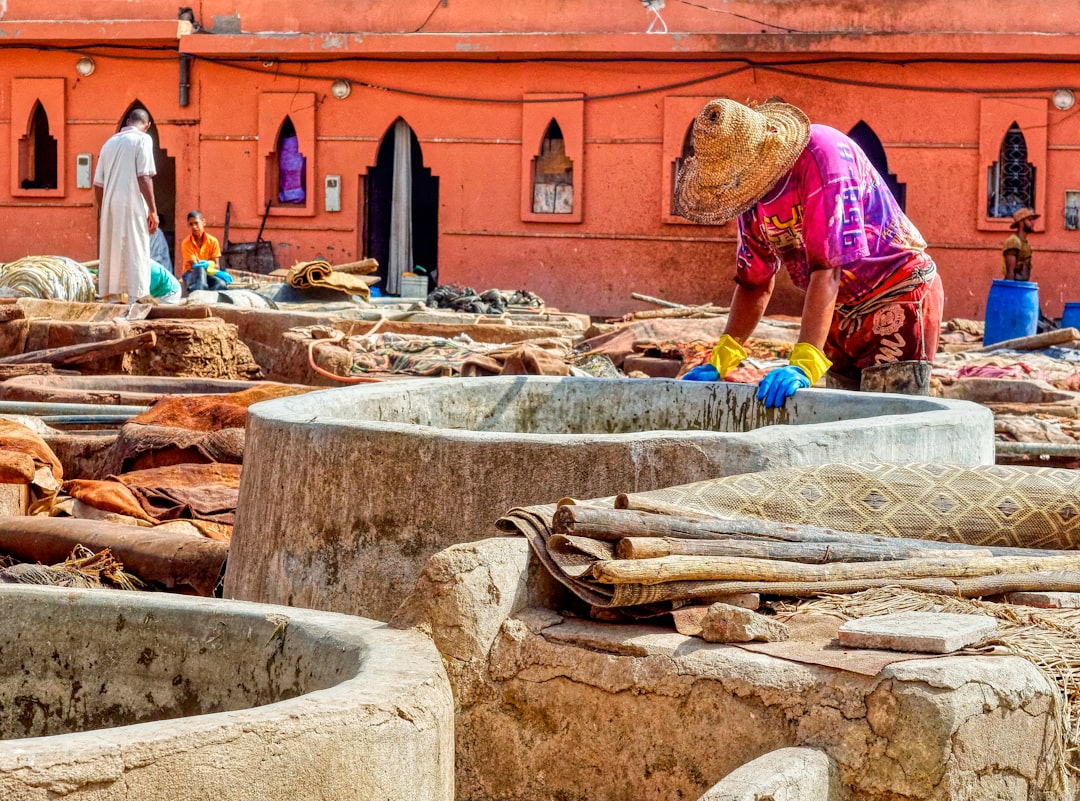 Les tanneries de Marrakech : cuir et couleurs en médina — Marrakech 40000