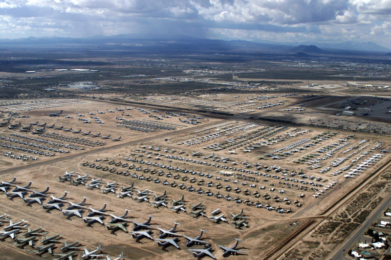 Vazdušna baza Davis-Monthan - Tucson | Secret World Trip Planner