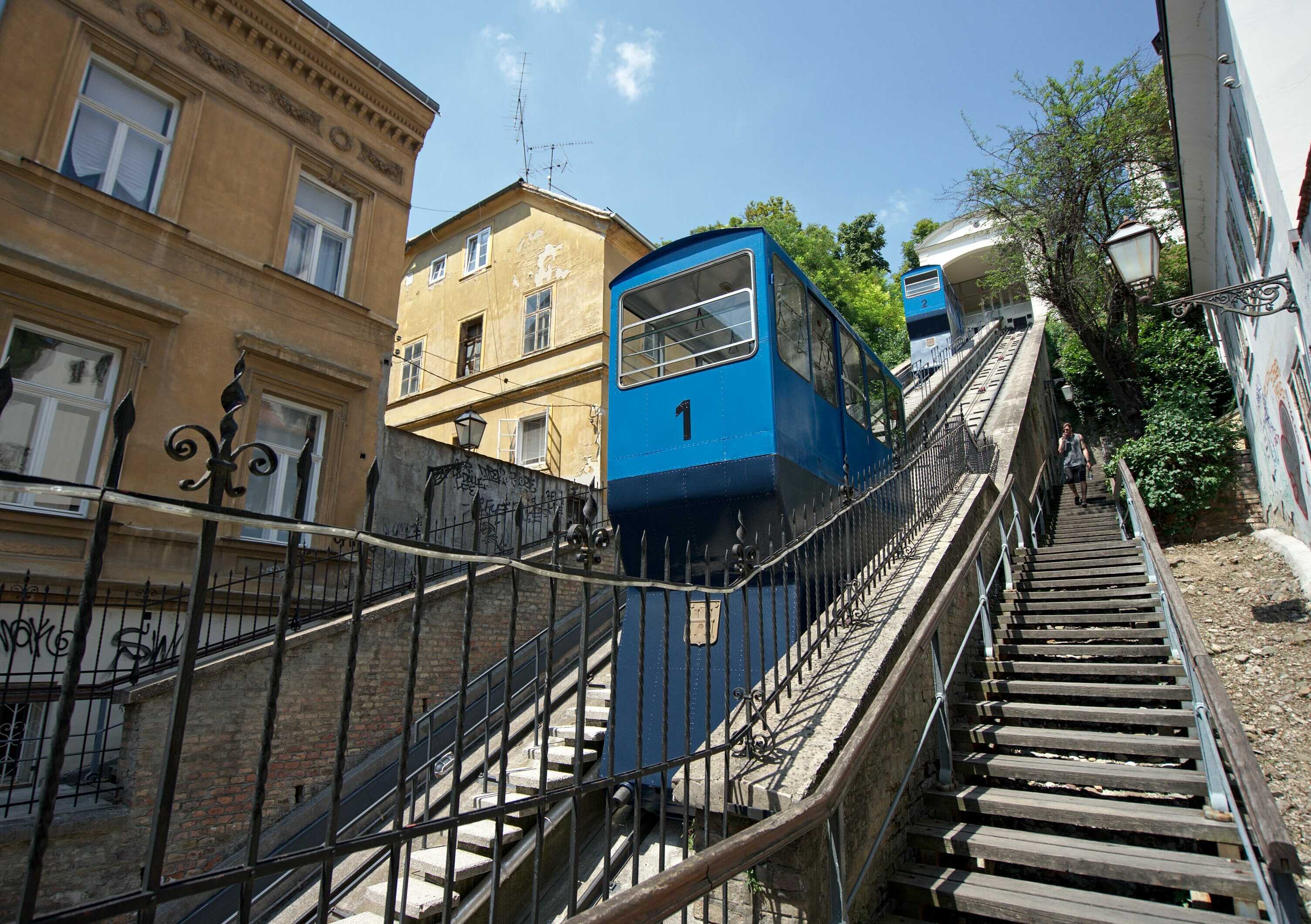 Zagreb: The shortest funicular in the world - Zagreb | Secret World Trip Planner
