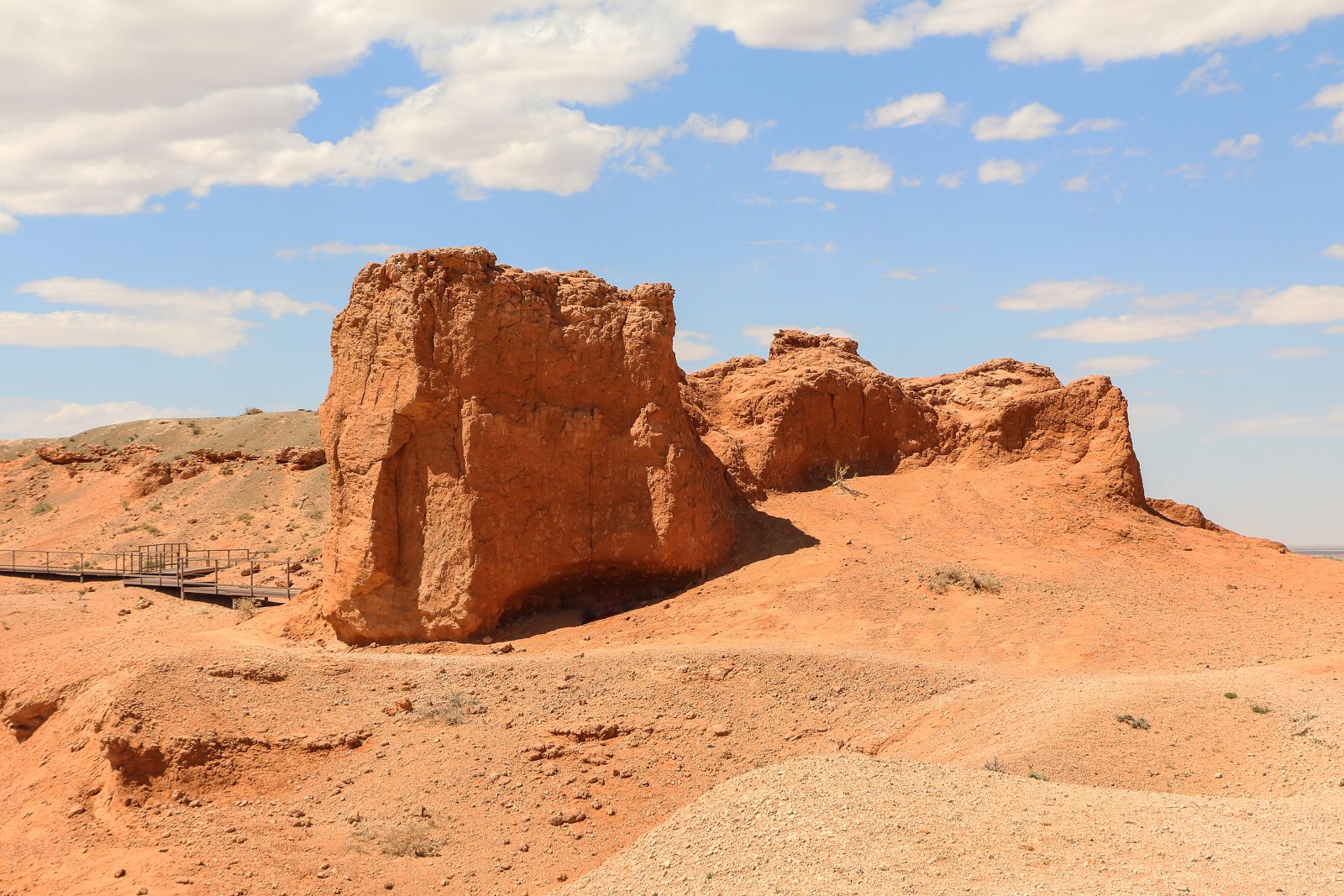 The Flaming Cliffs, also known as Bayanzag - Bajanzag | Secret World Trip Planner