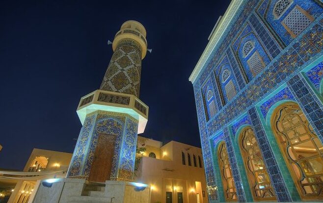 La Mezquita de Katara, conocida como la Mezquita Azul de Katara — Doha