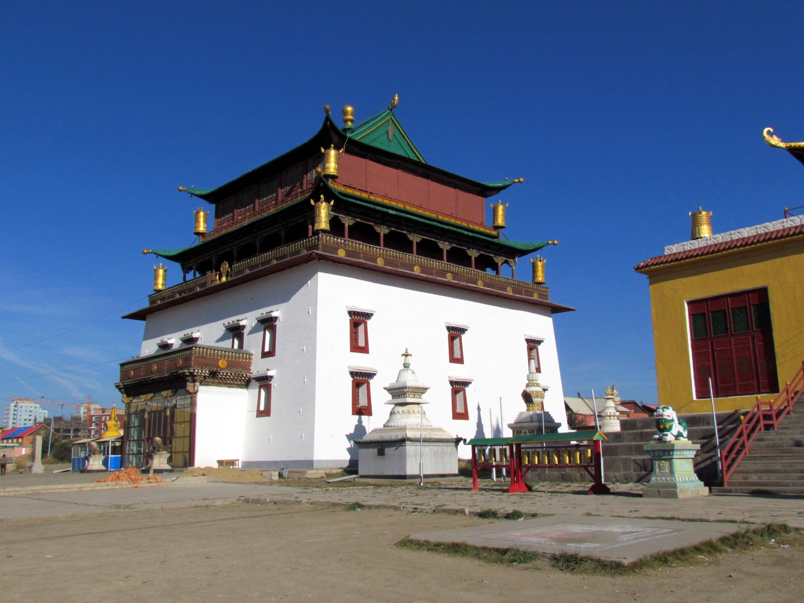 Gandantegchinlen Monastery, Ulaanbaatar, Mongolia - Ulan Bator | Secret World Trip Planner