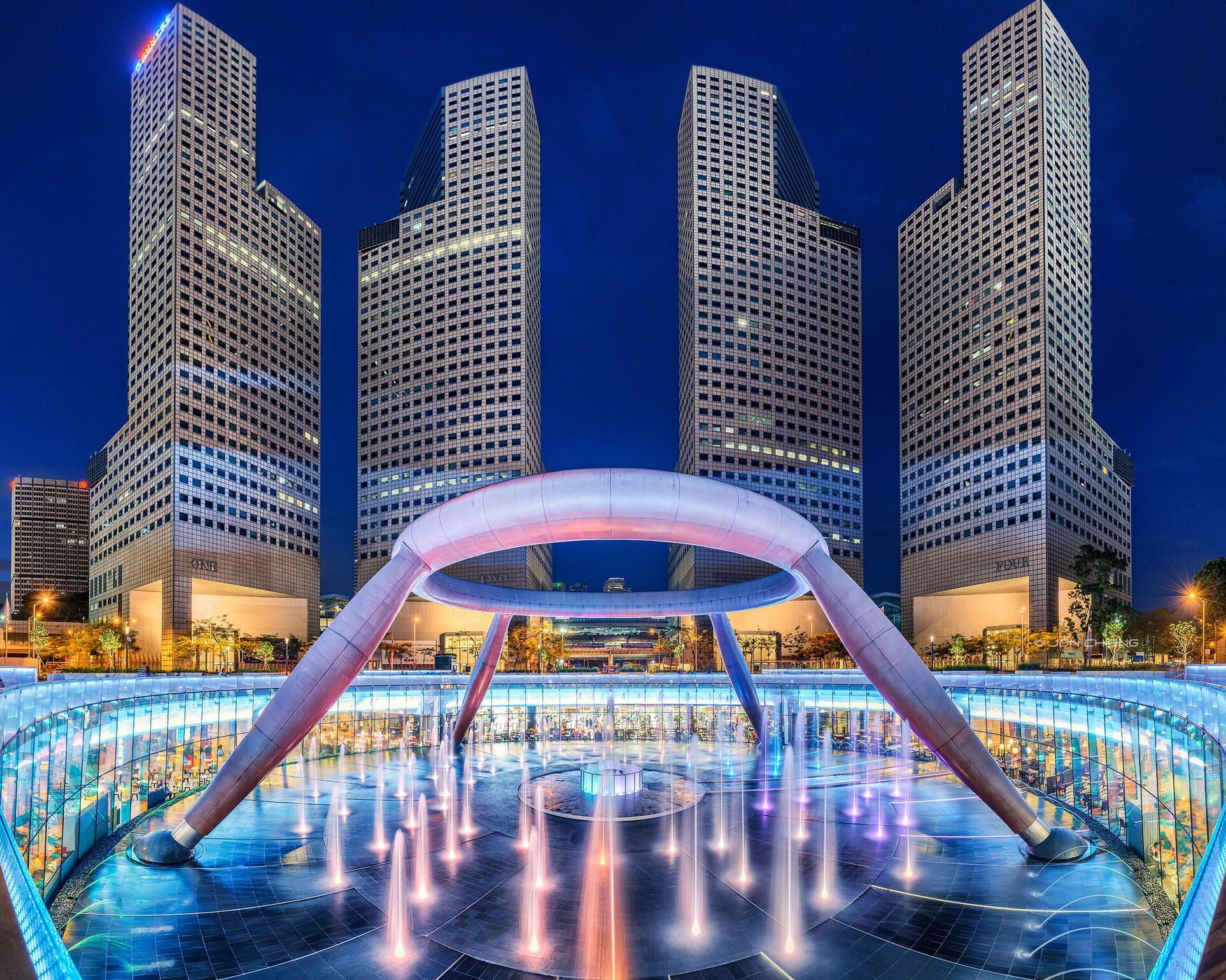 La fuente de la riqueza en Singapur — Singapore