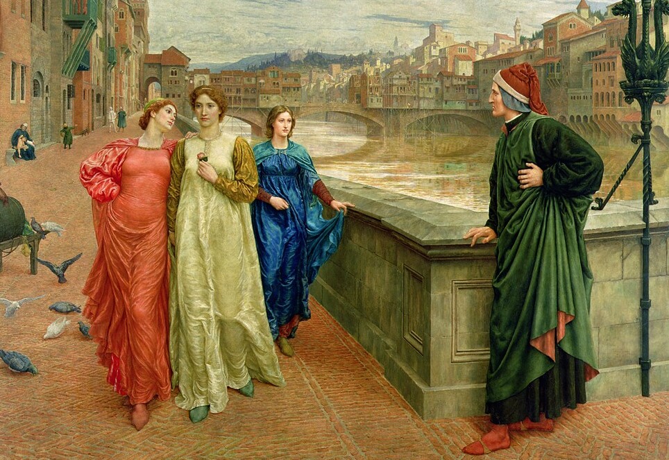 Dante dan Beatrice dan jembatan Holy Trinity - Firenze | Secret World Trip Planner
