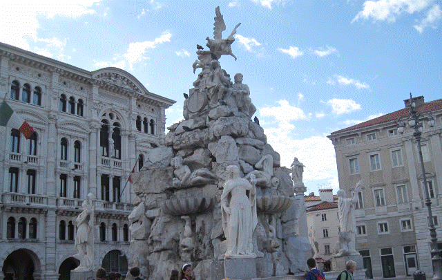 Trieste: Fuente de los Cuatro Continentes - Trieste | Secret World Trip Planner