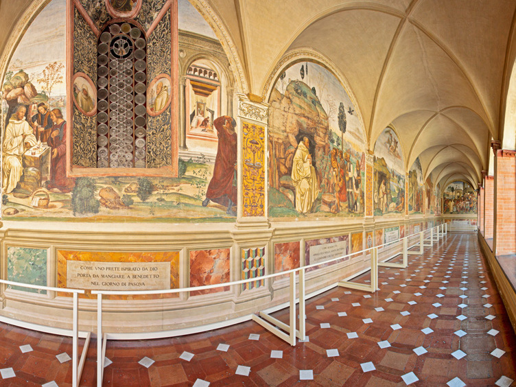 Monte Oliveto Maggiore修道院的真正吸引力当然是一个 - Asciano | Secret World Trip Planner